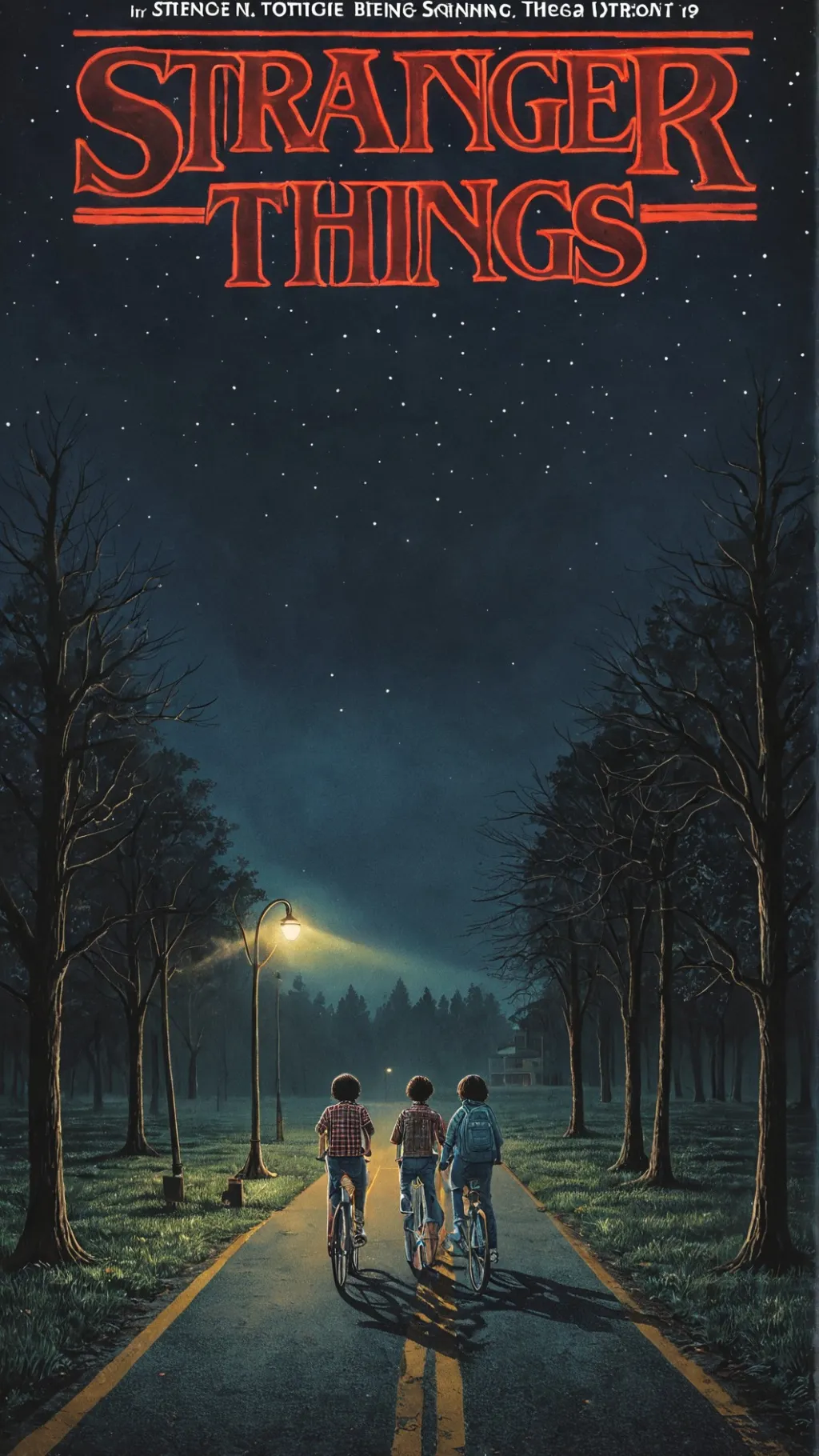 ai character: Stranger things background