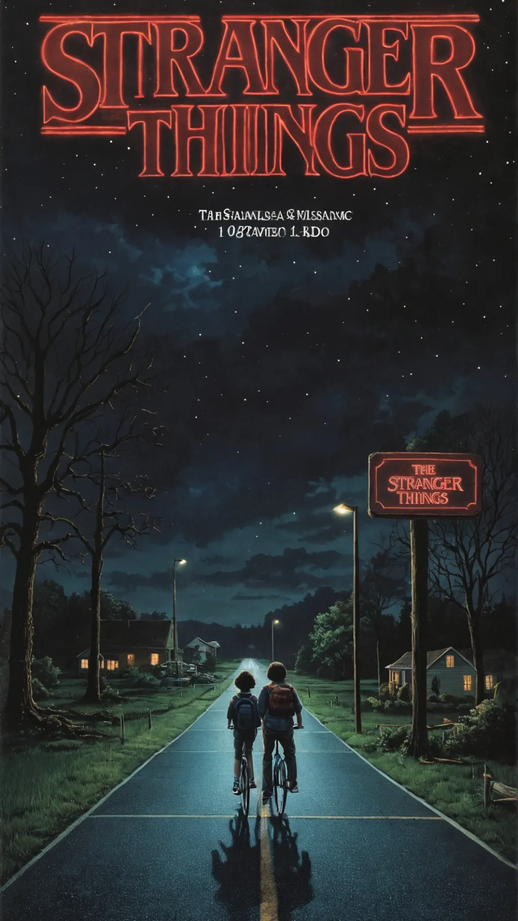 ai character: Stranger Things! background