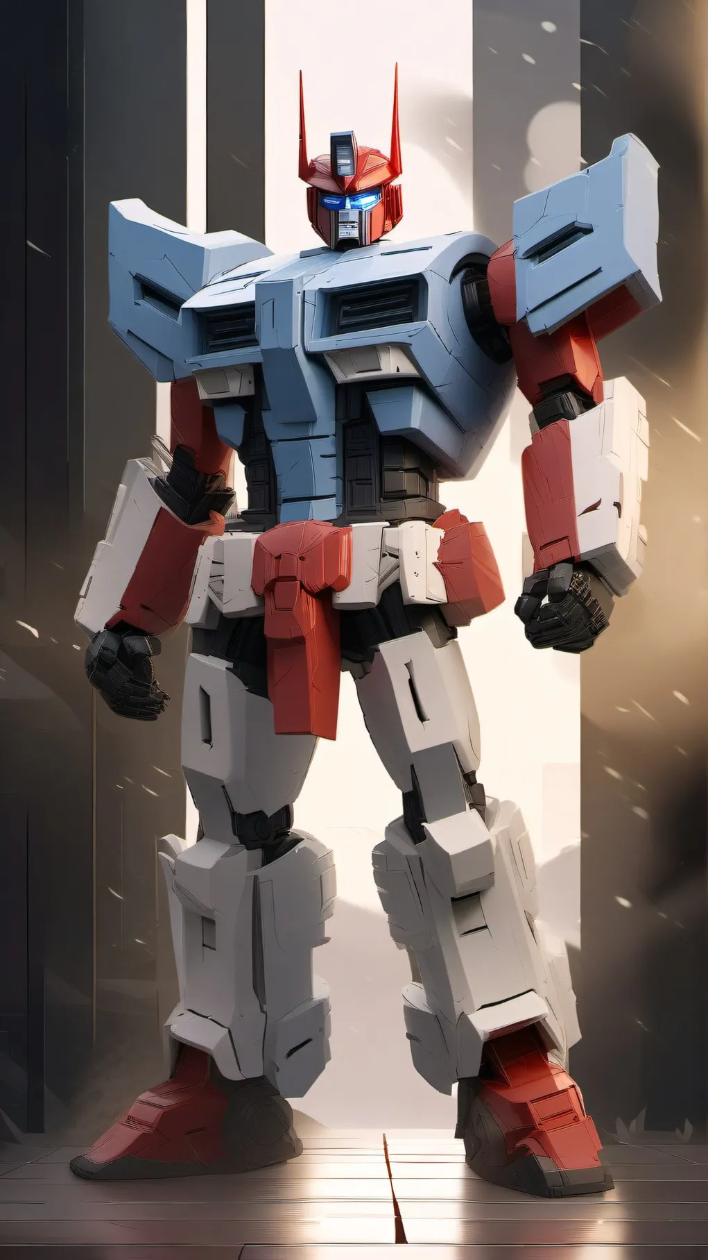 ai character: Mega Prime background