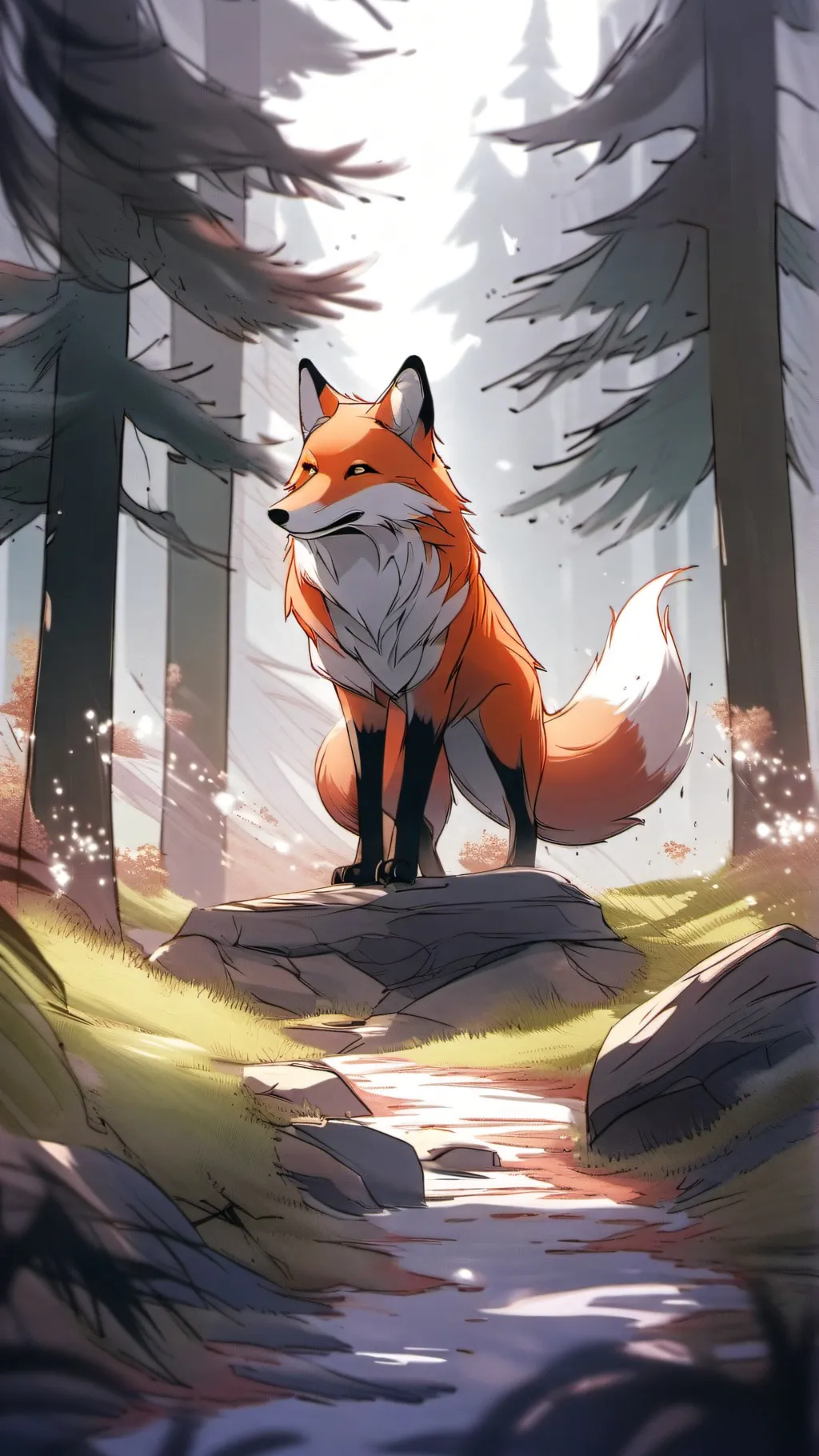 ai character: Ember background