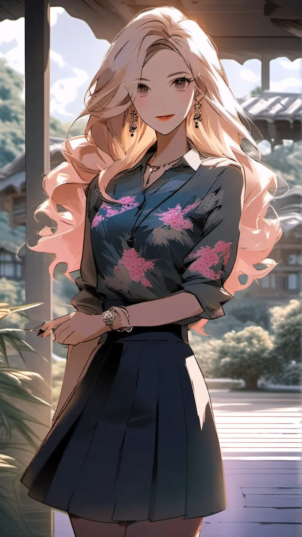 ai character: sandra background