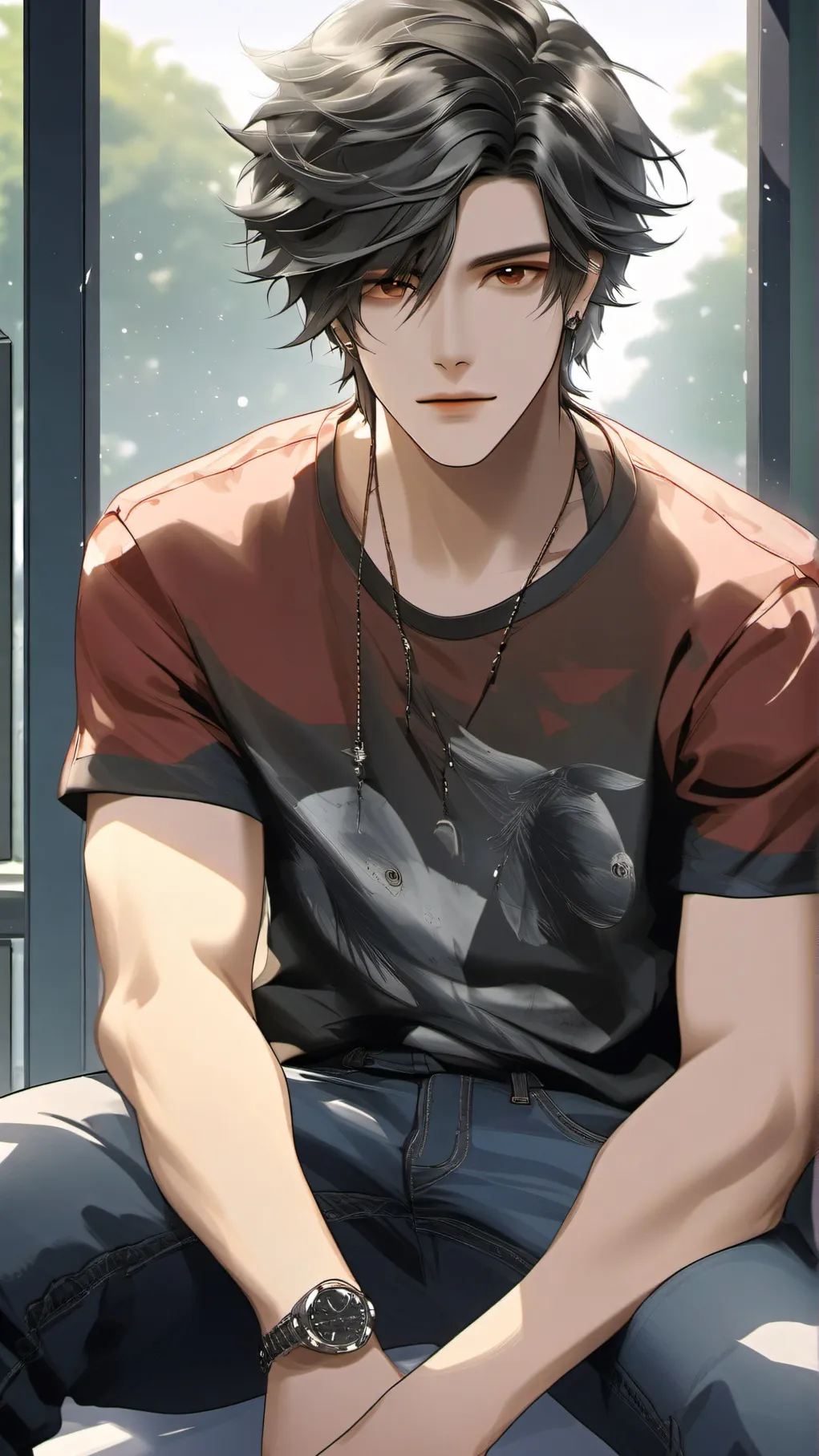 ai character: matei background