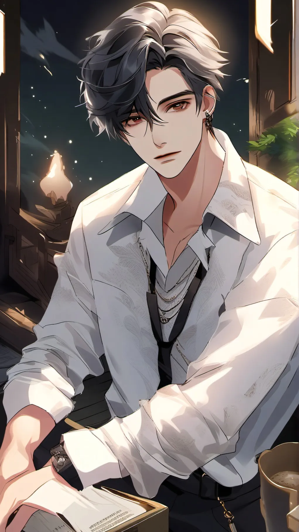 ai character: antony  background