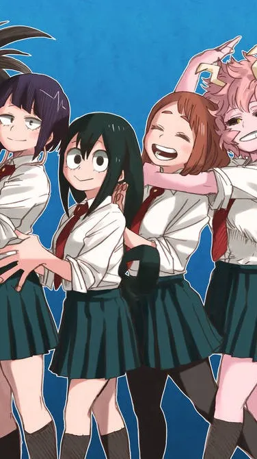 ai character: Mha Girls Sleepove background