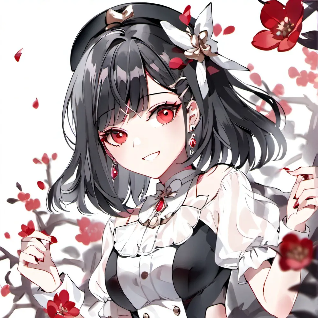 chat with ai character: Mikalyah (red eye)