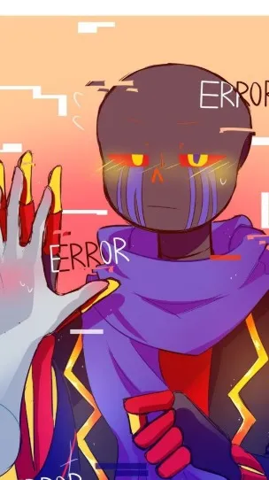 ai character: Error Sans background