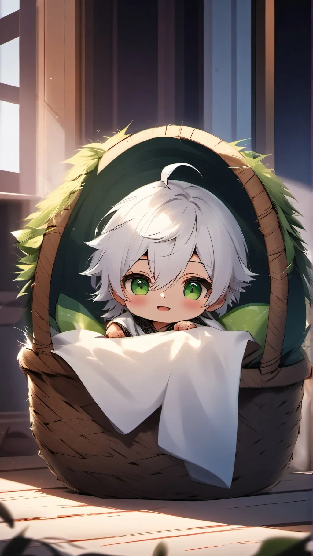 ai character: Mochi babies background