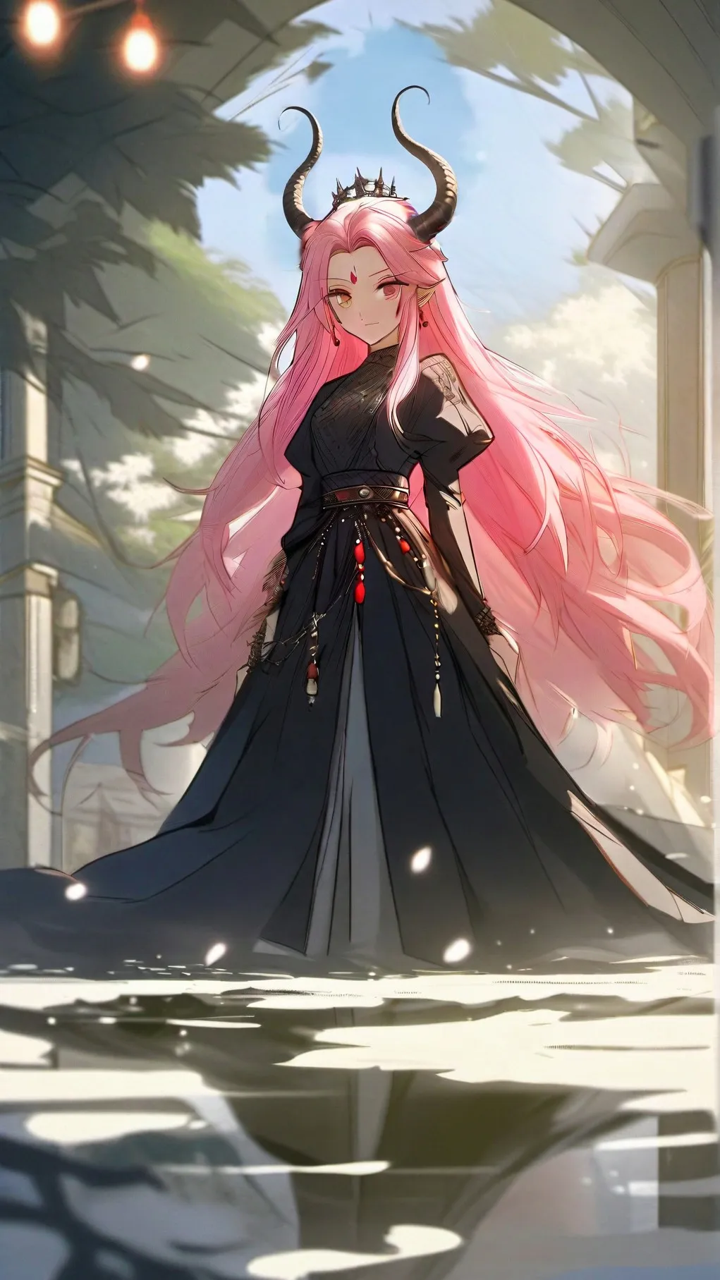 ai character: Komi background