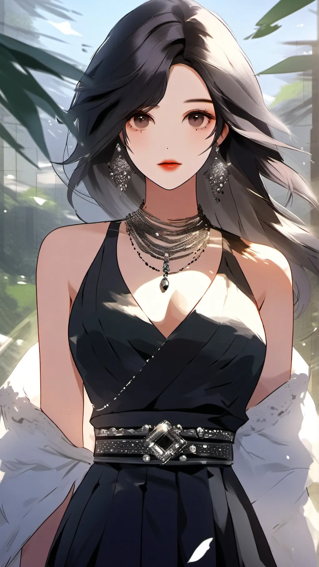 ai character: K-Pop School background