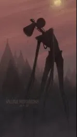 ai character: Siren head  background