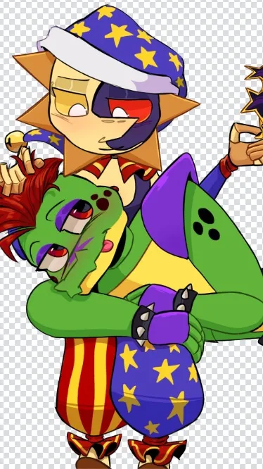 ai character: 🎭Ruin and Monty🐊 background