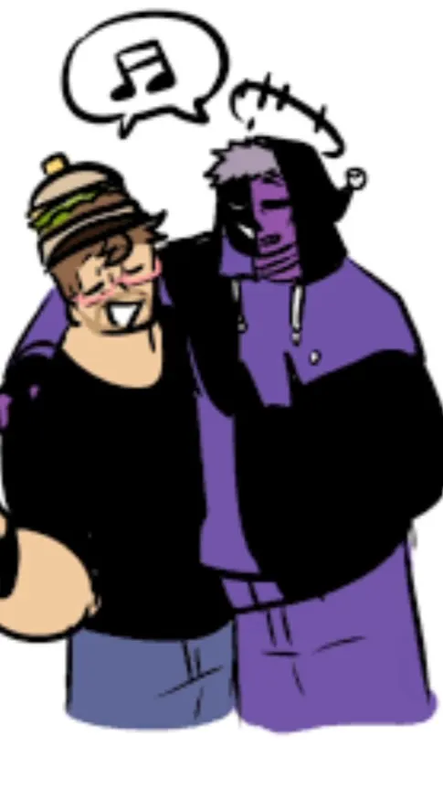 ai character: 007n7🍔❤x noli💀💜 background