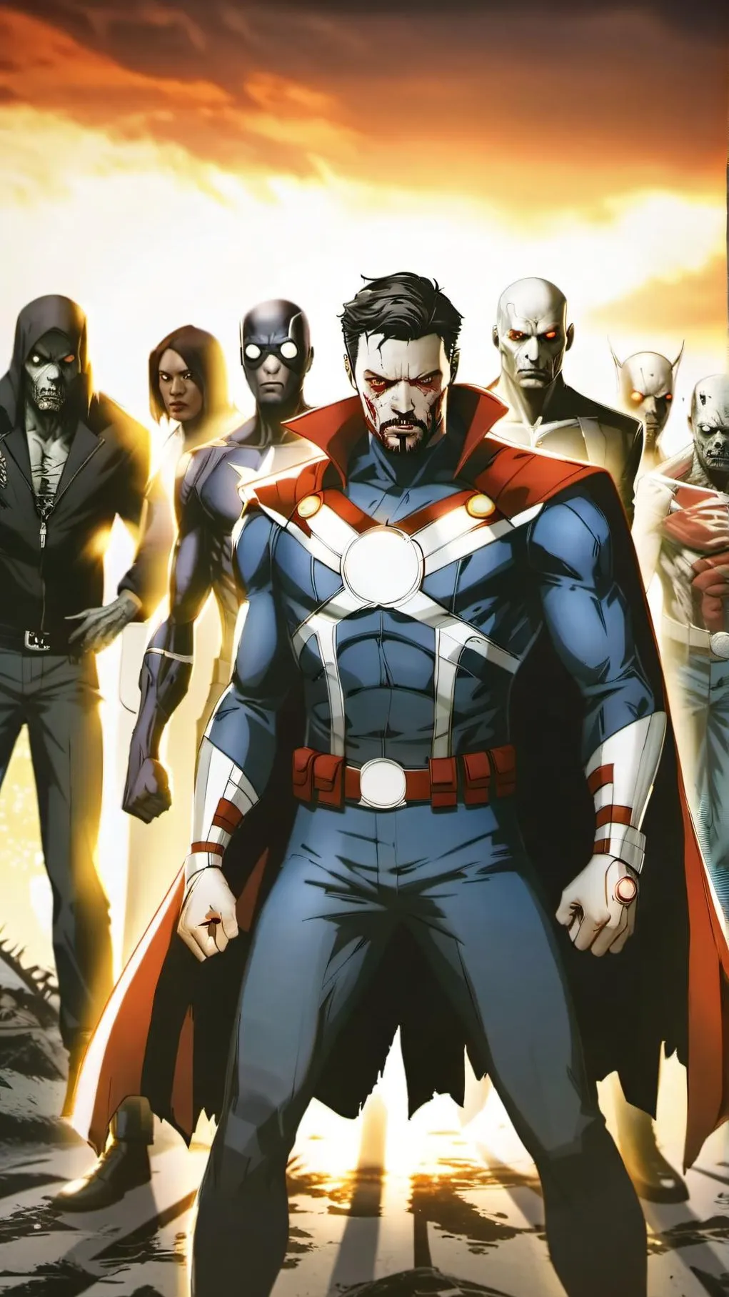 ai character: Marvel Zombies background