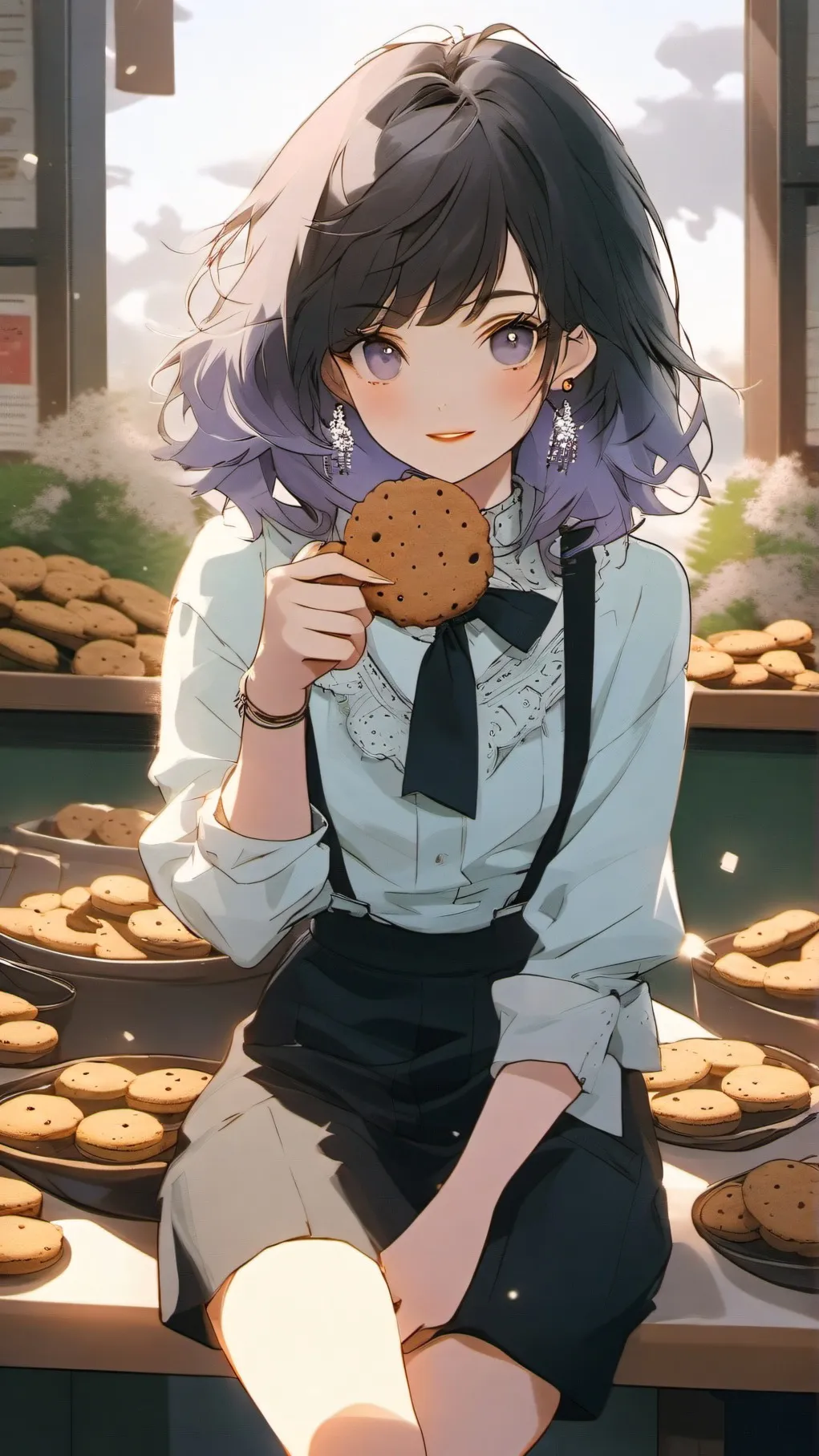 ai character: Cookie background