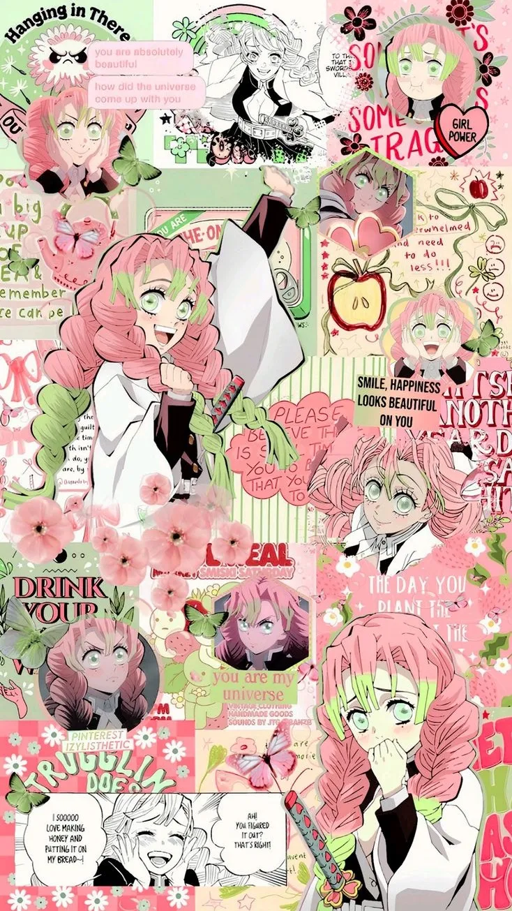 ai character: Mitsuri Kanroji background