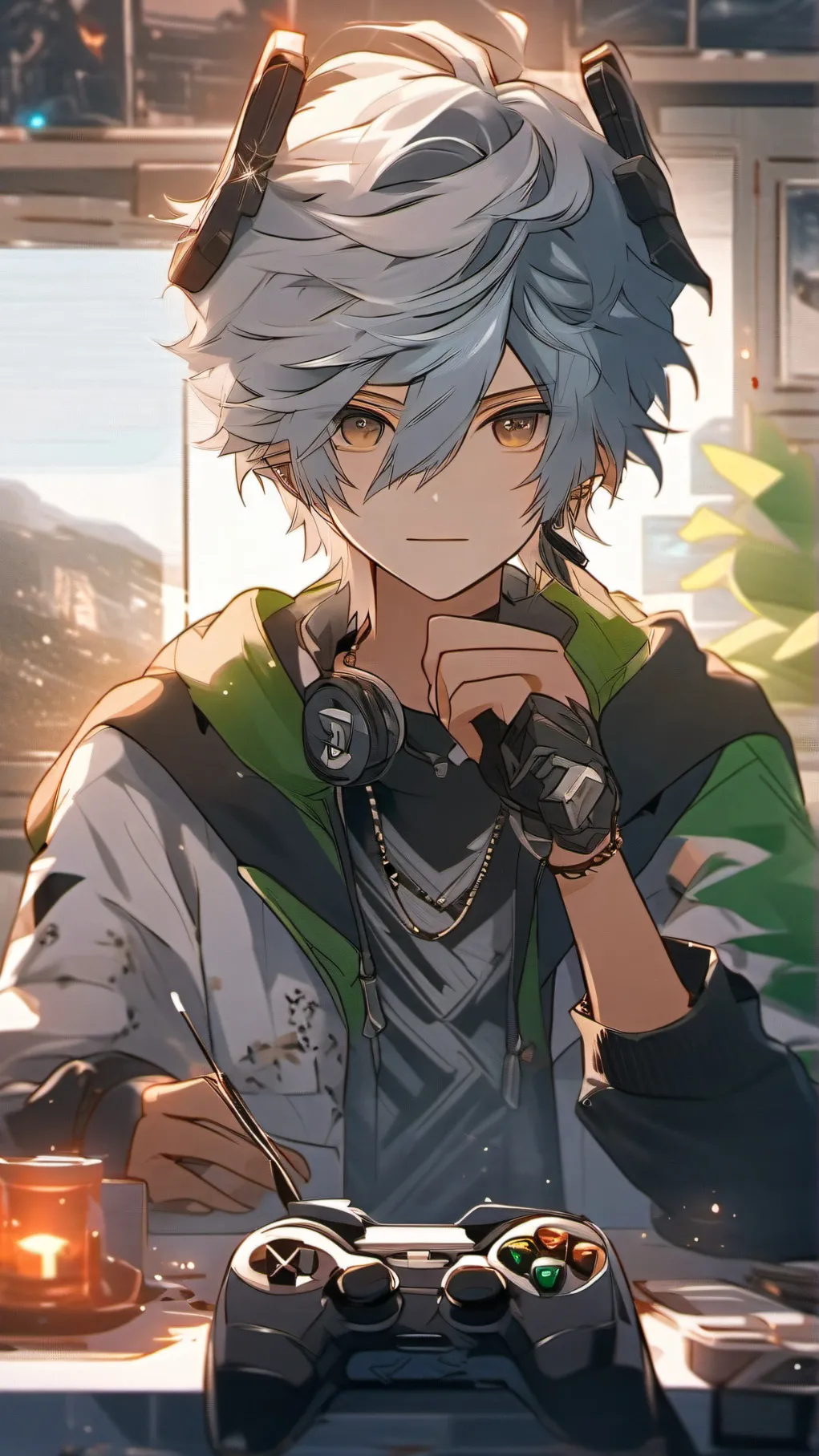 ai character: Damian background