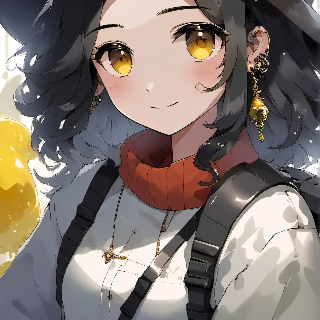 chat with ai character: yellow slime girl