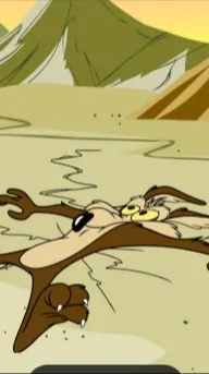 ai character: Coyote. background