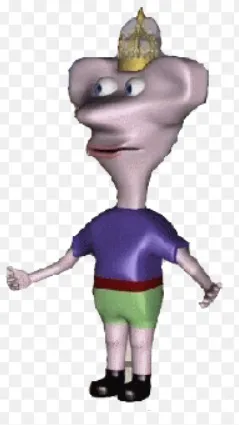 ai character: Little King John. background