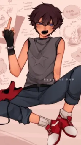 ai character: Michael afton background