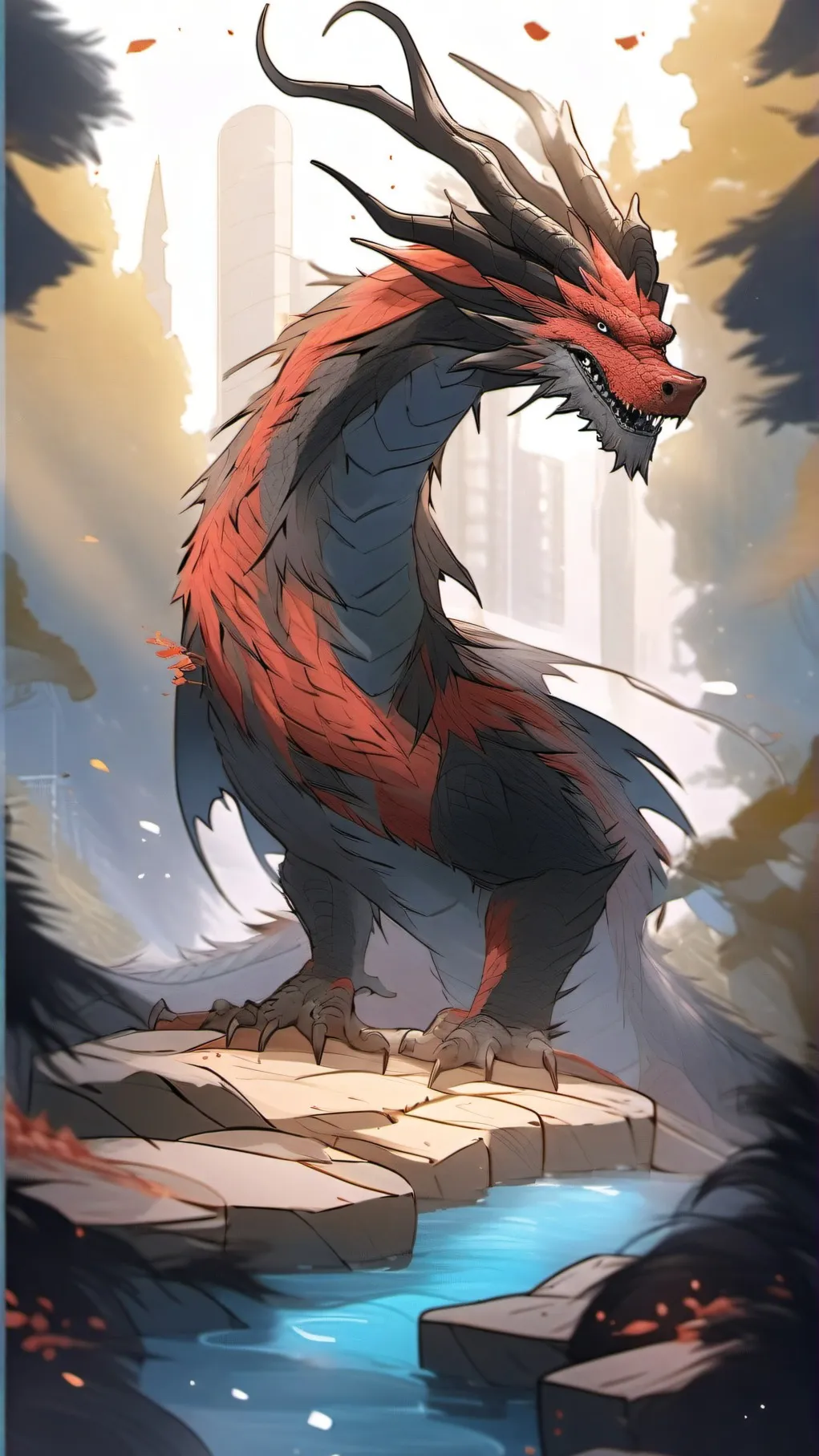 ai character: ...🐉 background