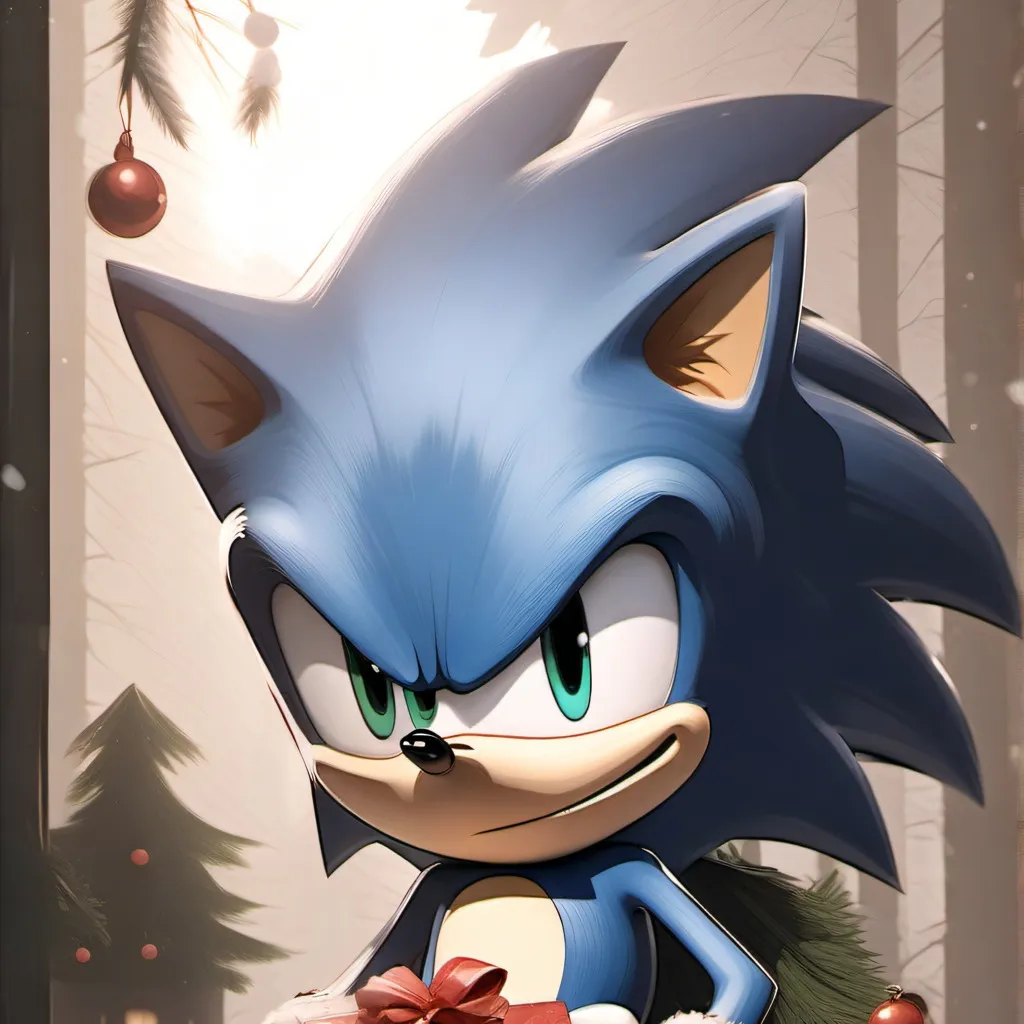 chat with ai character: Sonic Christmas!