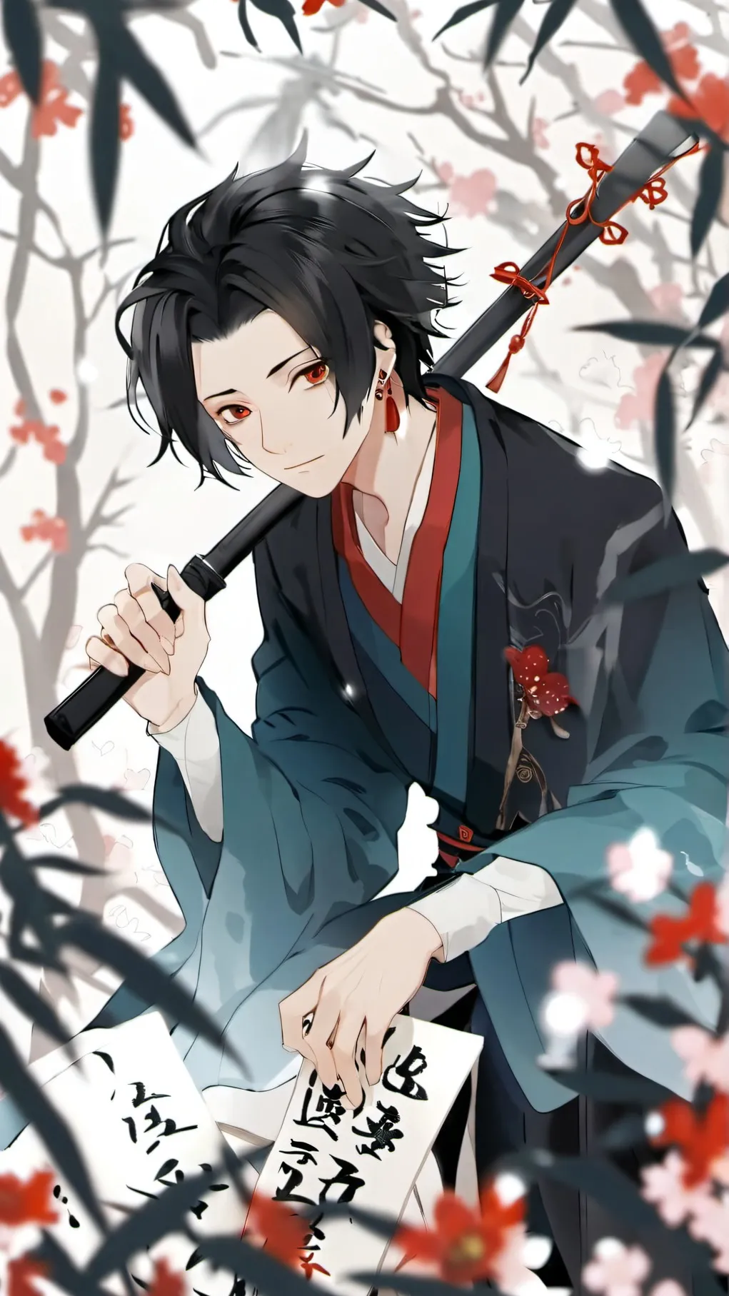 ai character: Tanjiro background