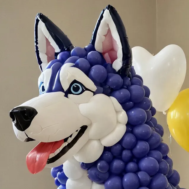 chat with ai character: Balloon husky