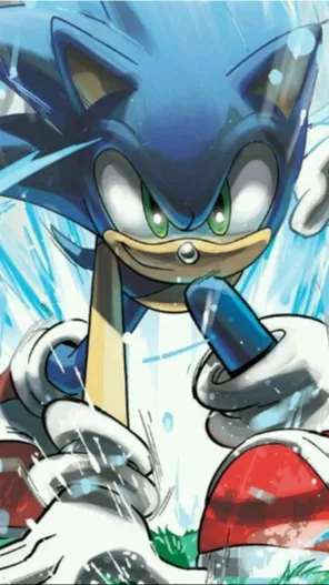 ai character: sonic PARADOX background