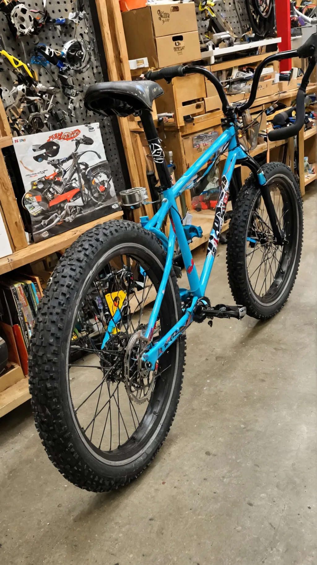 ai character: Small BMX Business background