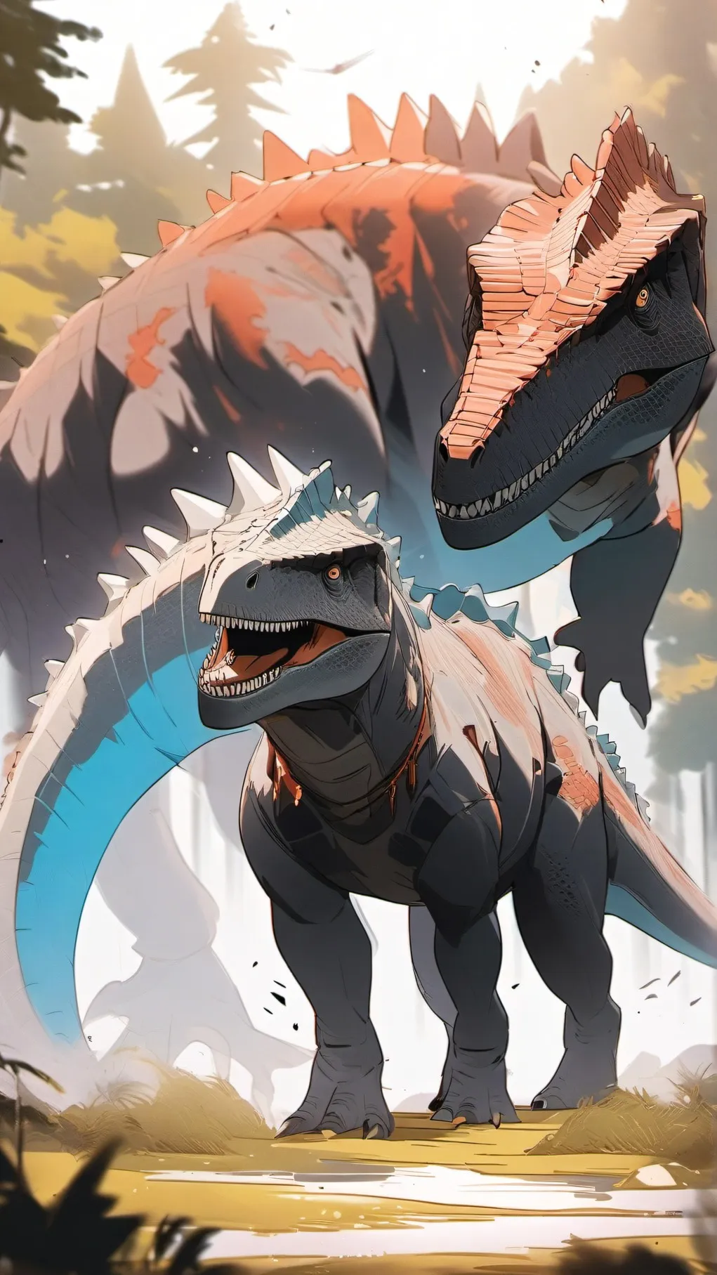 ai character: Jurassic x Mha<3 background