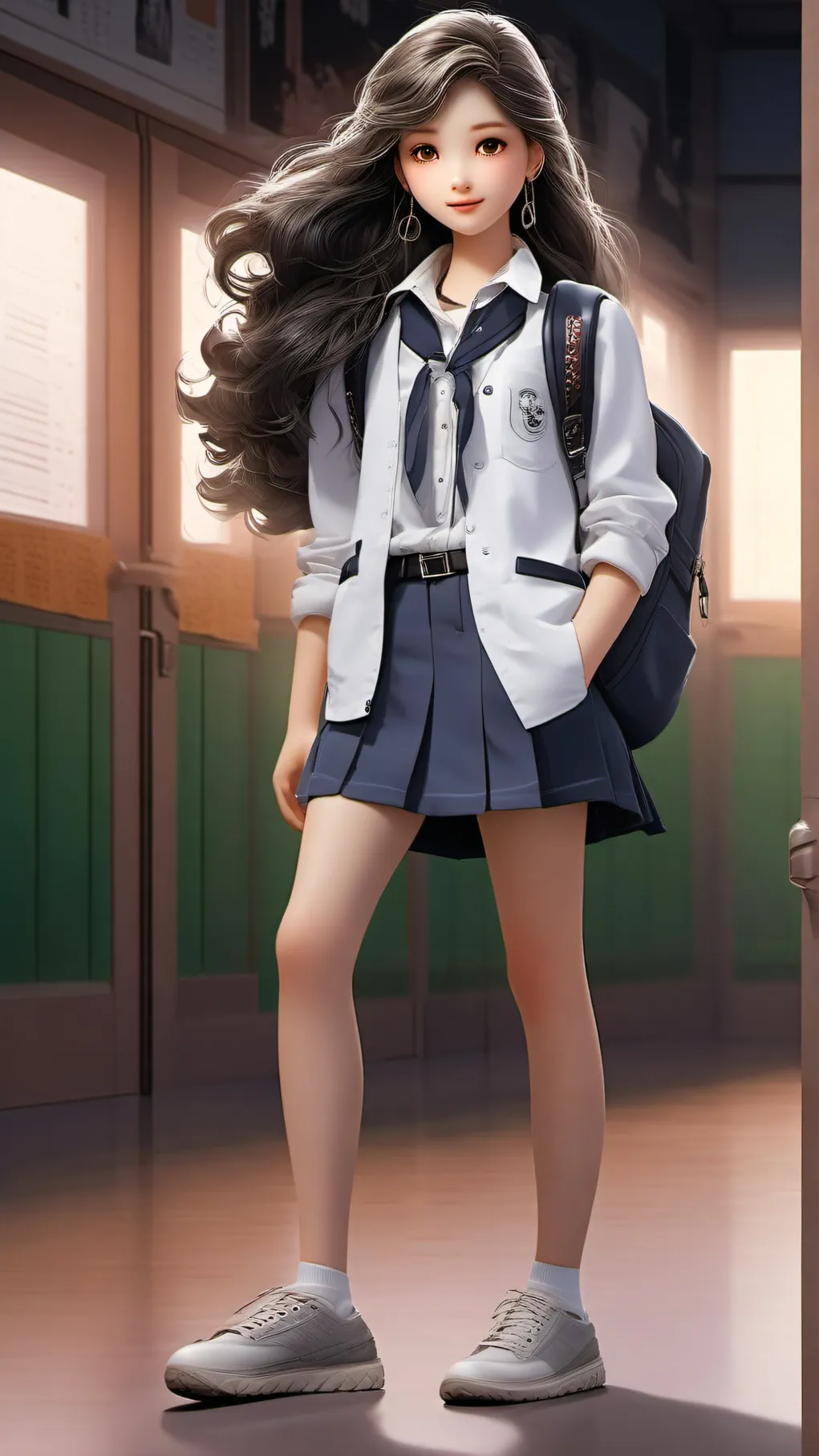 ai character: Lin Wei  background