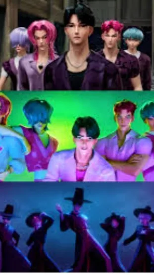 ai character: Saja boys background