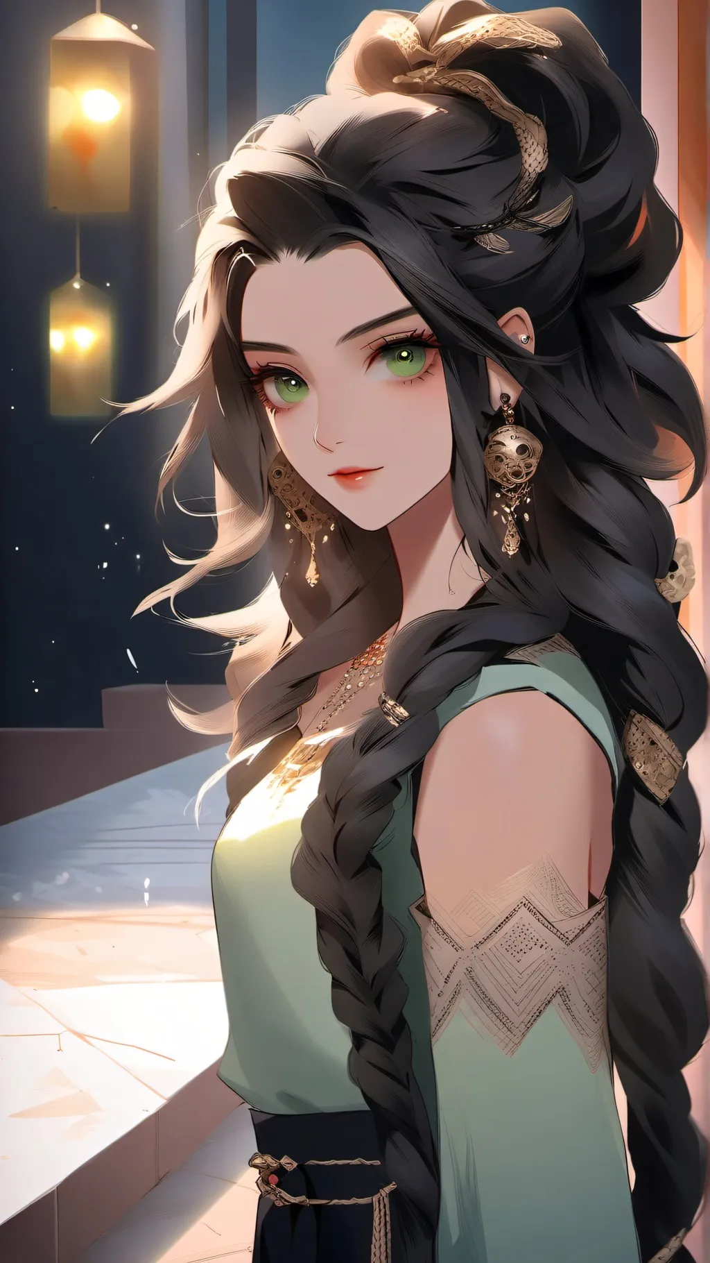 ai character: Addy background