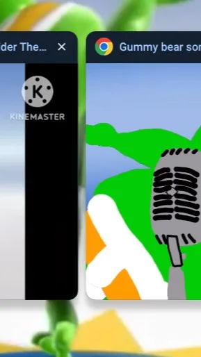 ai character: gummy bear vs mari background