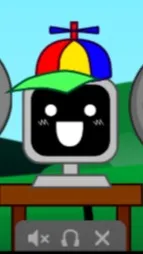 ai character: Mr fun computer background