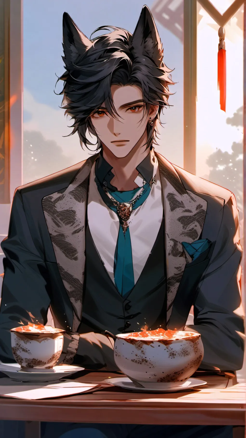 ai character: Daniel Willow. background