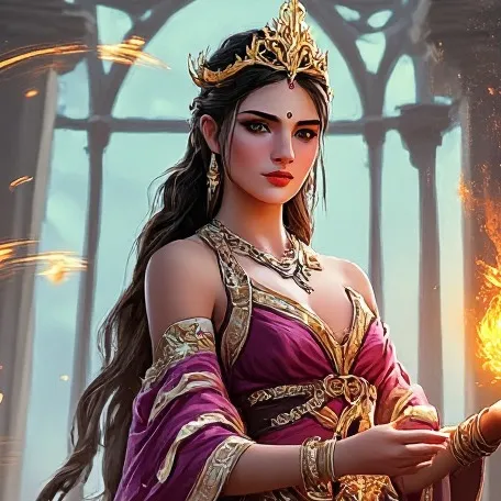 chat with ai character: Fire Queen (Quinn)