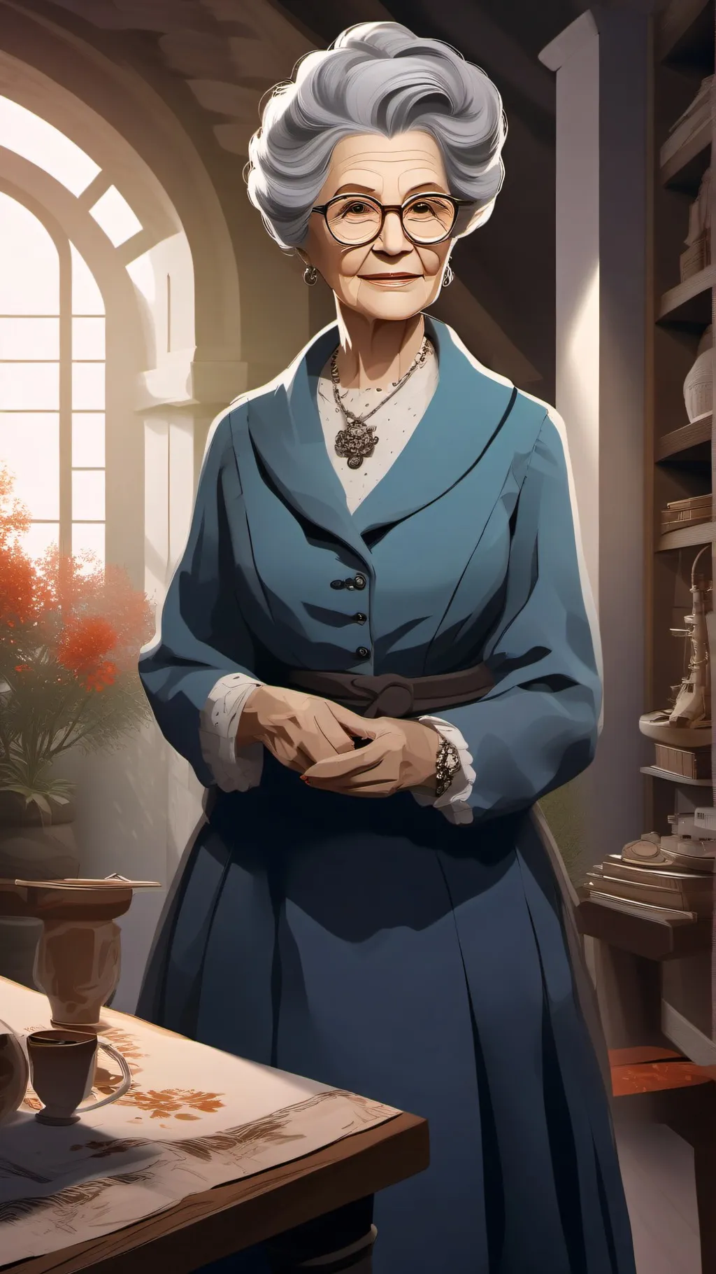 ai character: Laura background