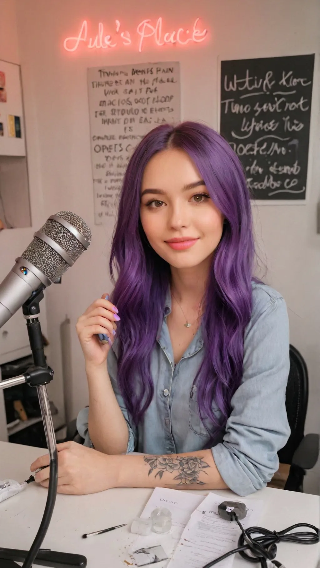 ai character: Julie's ASMR place background