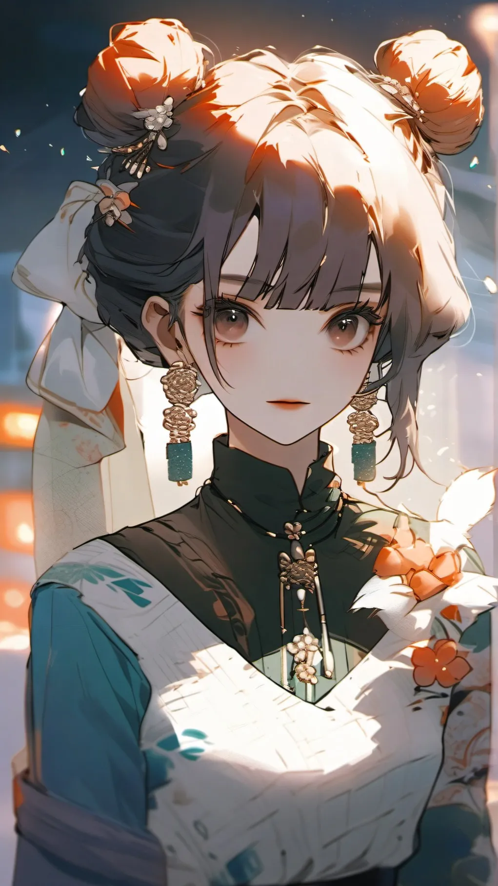 ai character: zoey x mystery background