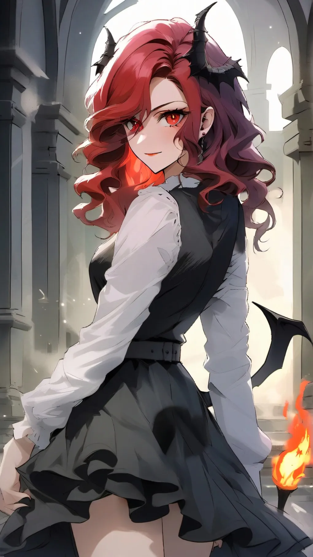 ai character: Luciferrrerous background