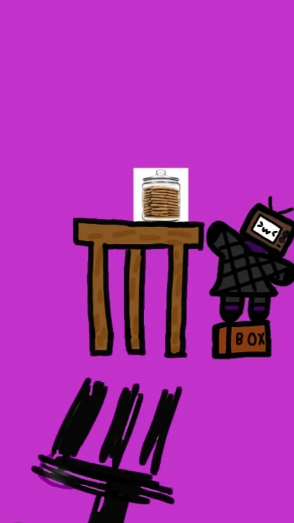 ai character: Chibi Tv Woman background