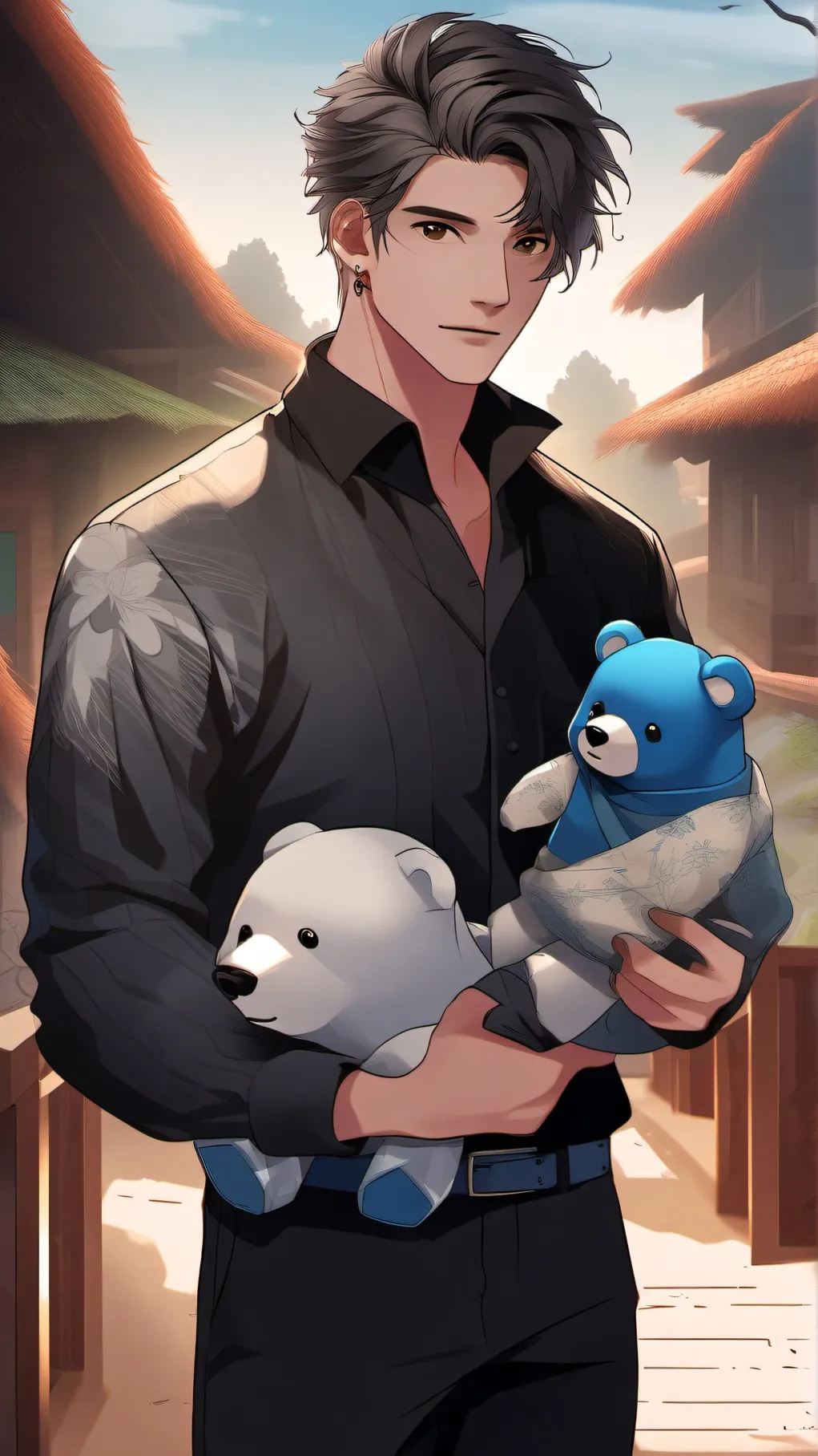 ai character: Sky the sprunki! background