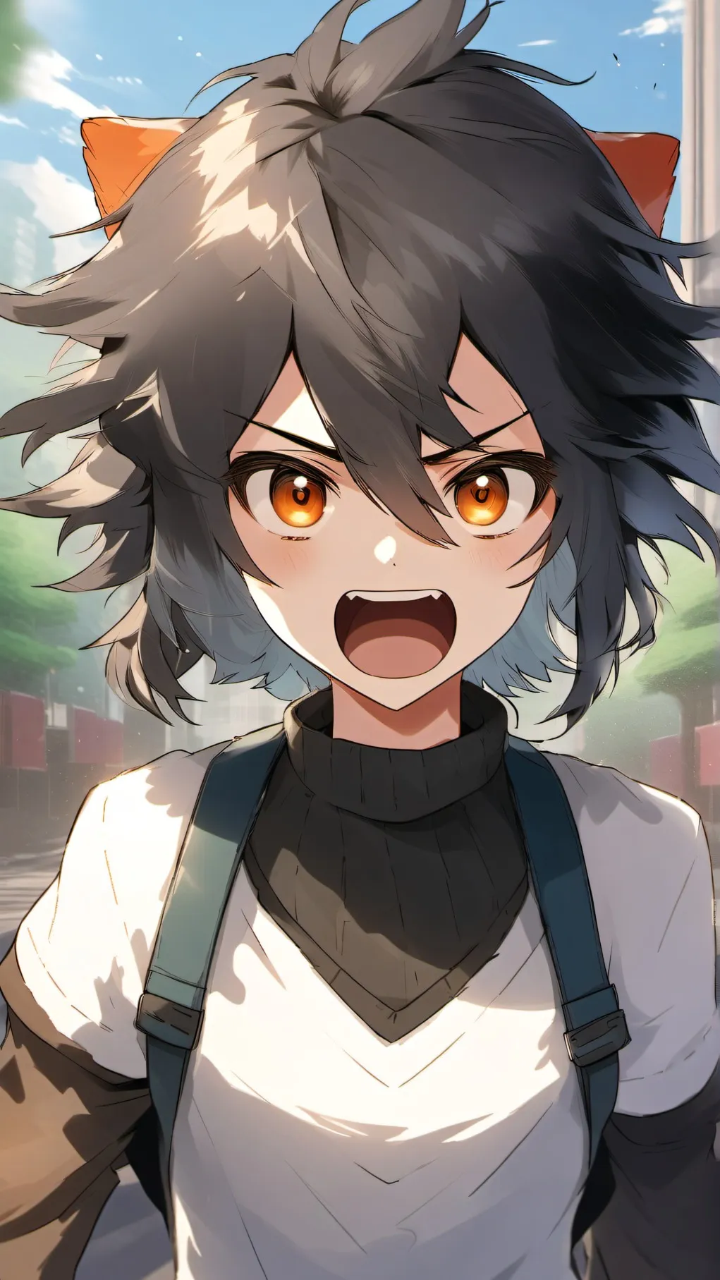 ai character: Sprunki Hates you background