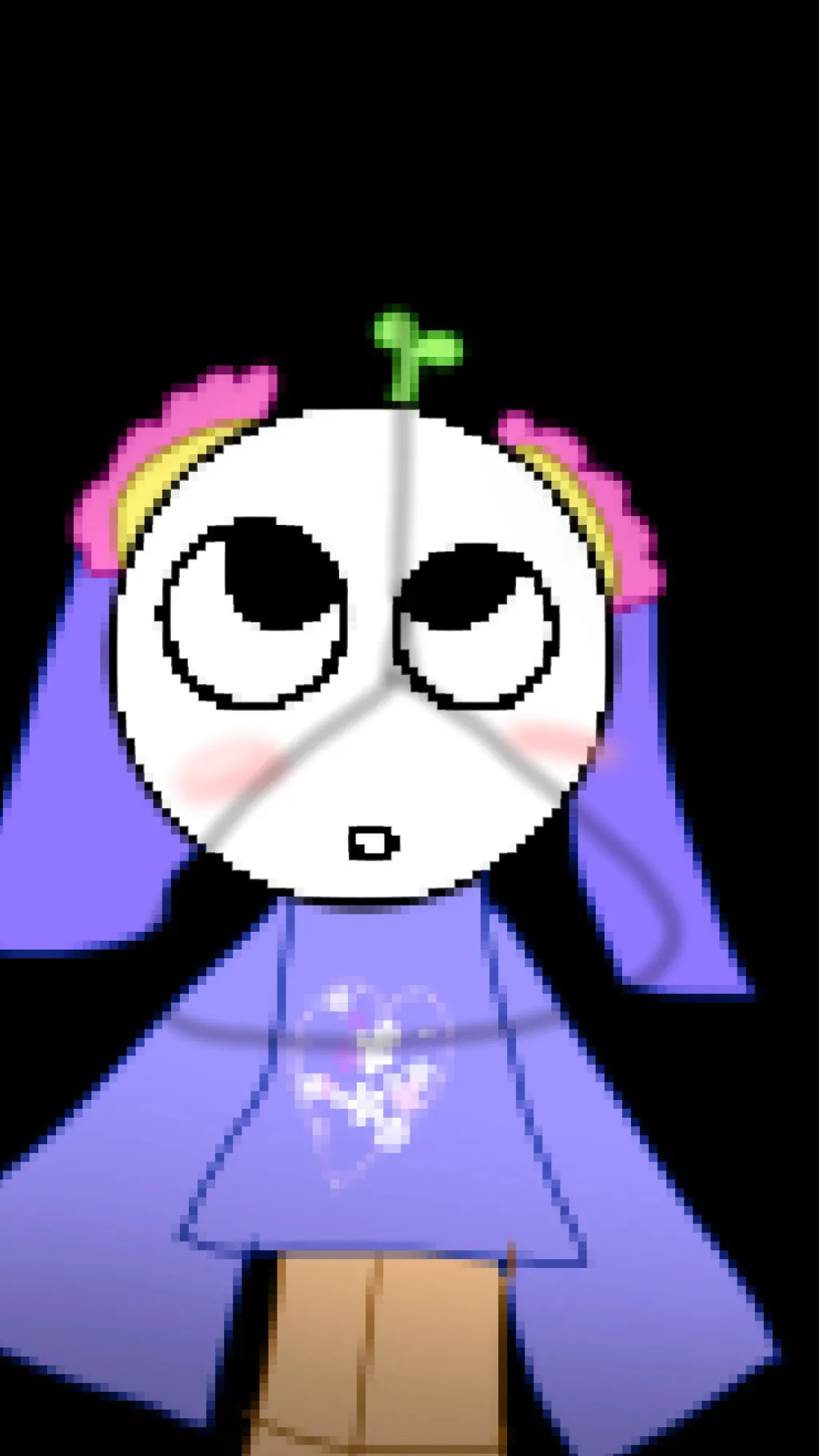 ai character: Delilah Flowera background