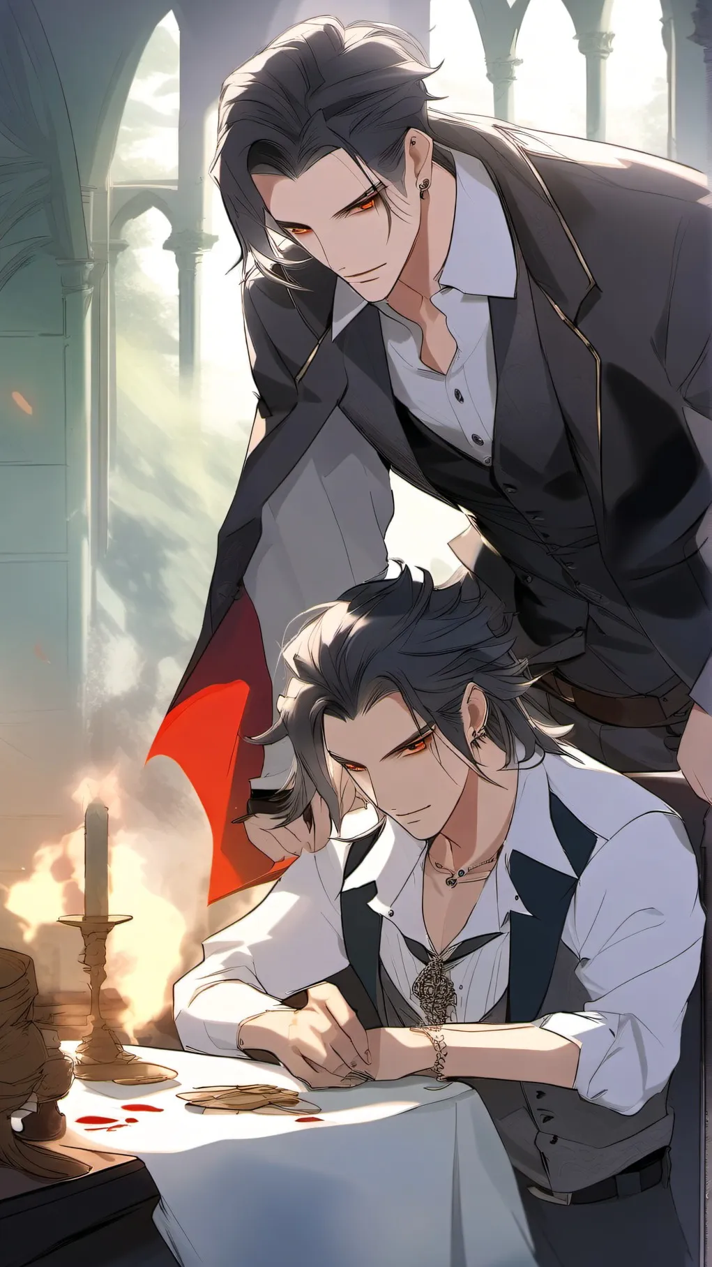 ai character: ~| Vero and Xai |~ background