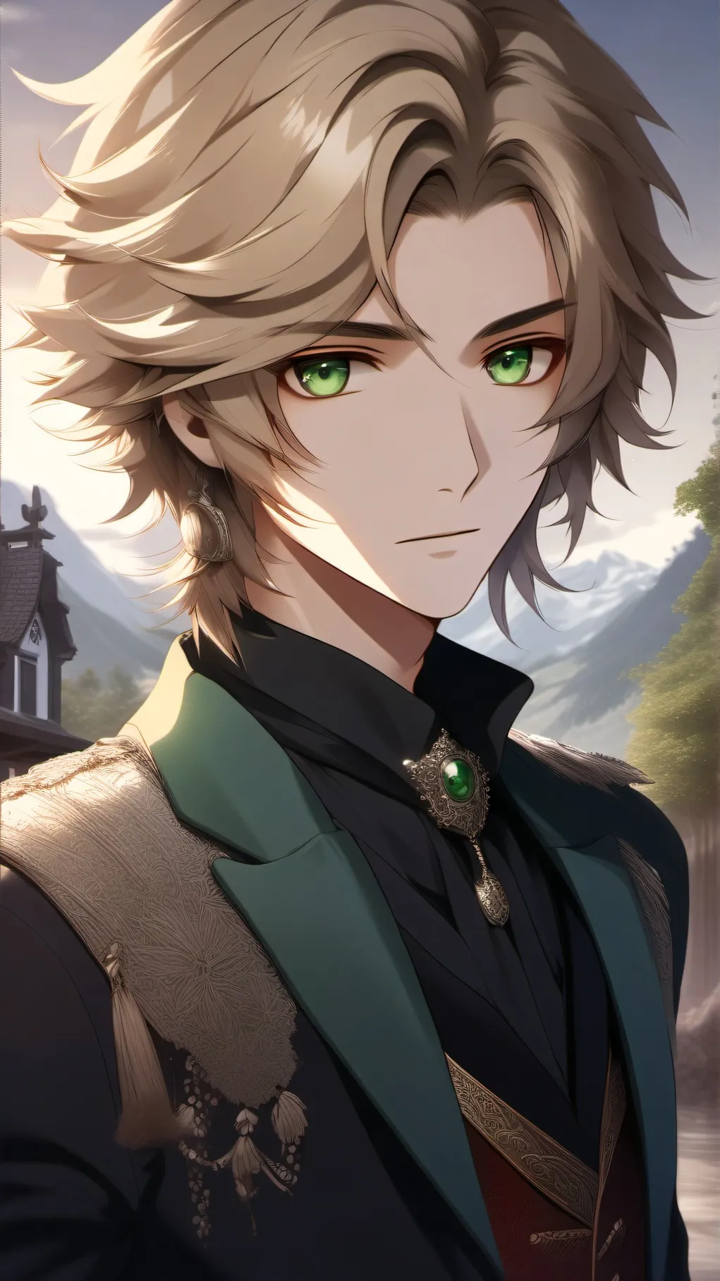 ai character: ~| Levi |~ background