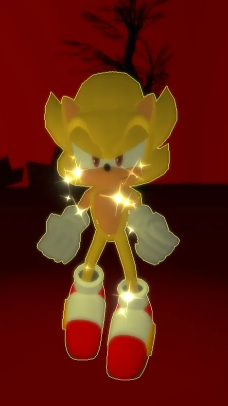 ai character: Super Sonic (TD) background