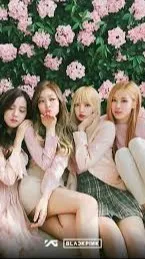 ai character: blackpink background